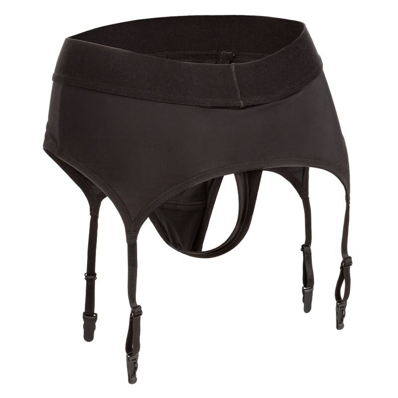 CALEXOTICS - BOUNDLESS THONG HARNESS WITH GARTER BELT L/XL
