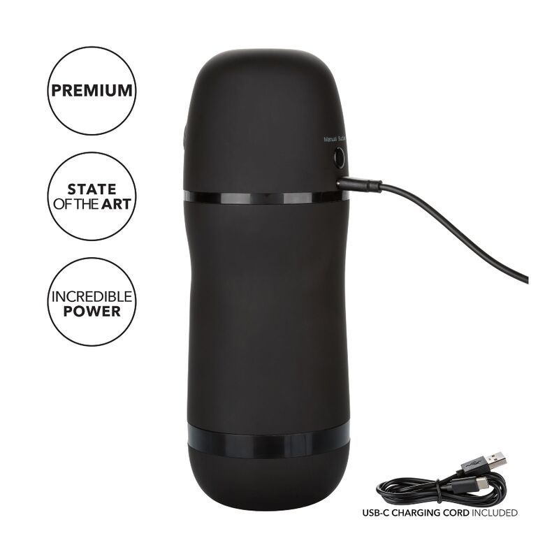 CALEXOTICS - OPTIMUM POWER MASTURBATOR WITH VIBRATION AND SUCTION