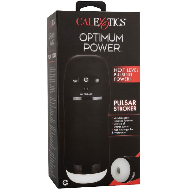 CALEXOTICS - OPTIMUM POWER MASTURBATOR WITH VIBRATION AND SUCTION