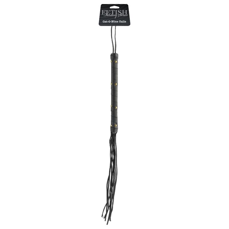 FETISH FANTASY LIMITED EDITION - BLACK LEATHER WHIP.