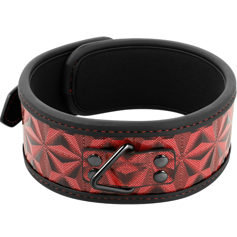 BEGME - RED EDITION NEOPRENE LINING VEGAN LEATHER NECKLACE