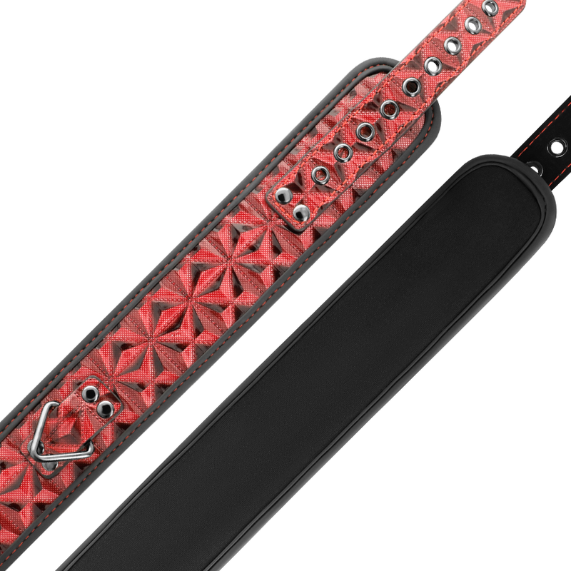 BEGME - RED EDITION NEOPRENE LINING VEGAN LEATHER NECKLACE