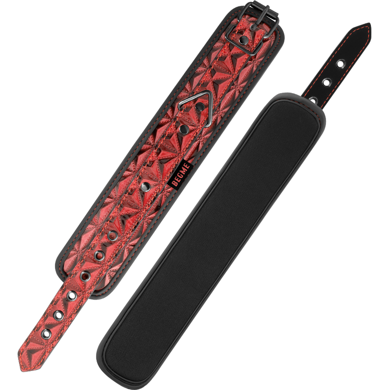 BEGME - RED EDITION NEOPRENE LINED HANDCUFFS