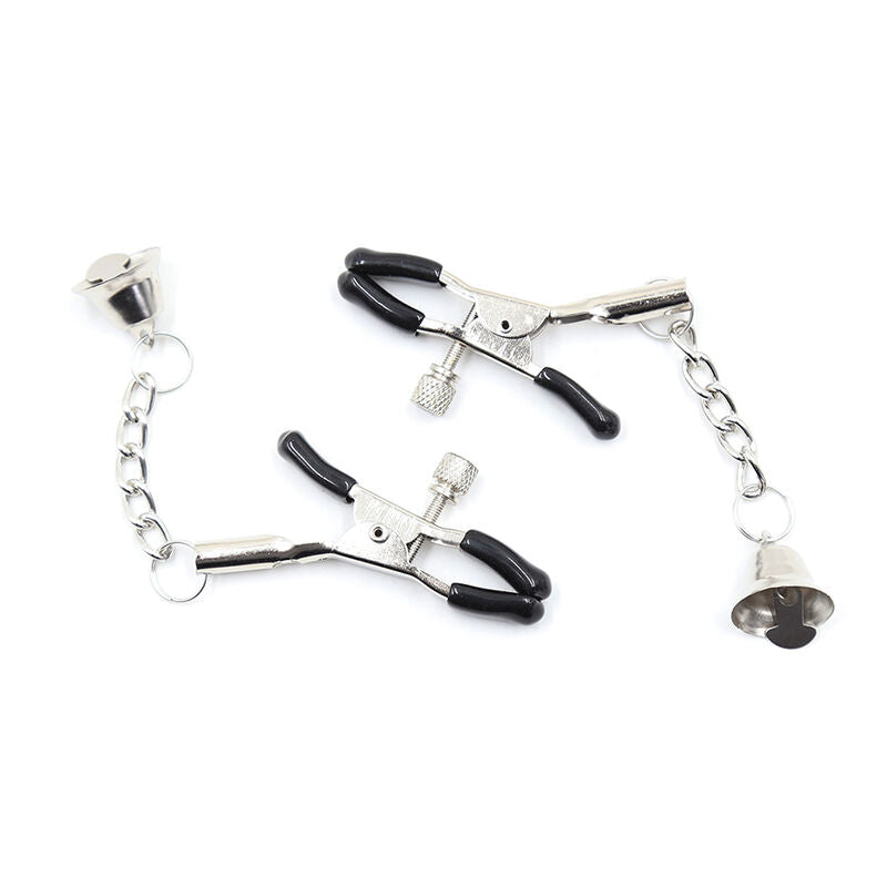 OHMAMA FETISH - NIPPLE CLAMPS WITH CHAIN AND BELLS