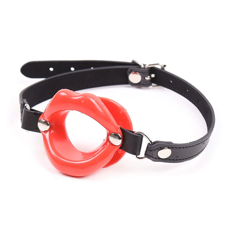 OHMAMA FETISH - RED LIPS GAG WITH STRAP