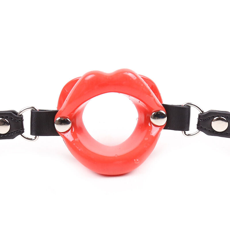 OHMAMA FETISH - RED LIPS GAG WITH STRAP