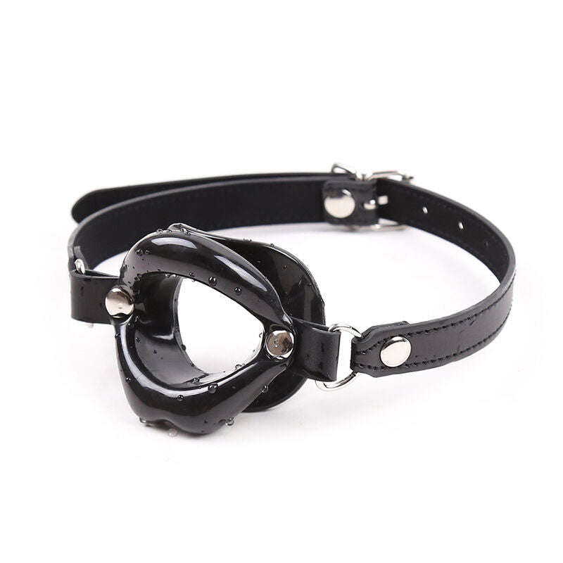 OHMAMA FETISH - BLACK LIPS GAG WITH STRAP