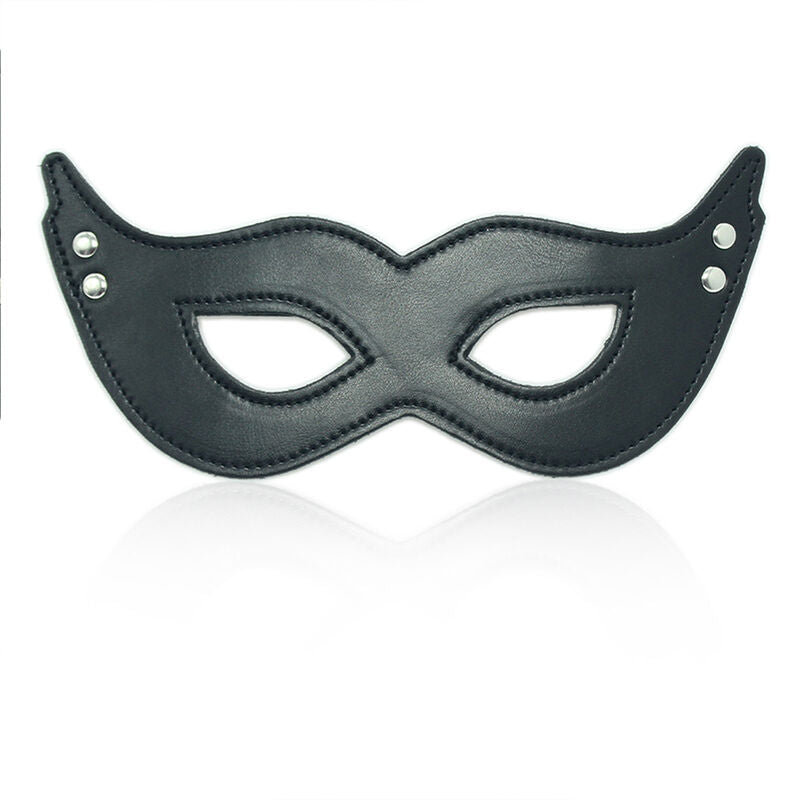 OHMAMA FETISH - PU MASK WITH BRACKETS