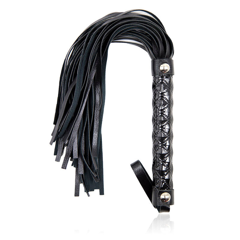 OHMAMA FETISH - WHIP WITH DIAMOND DESIGN HANDLE