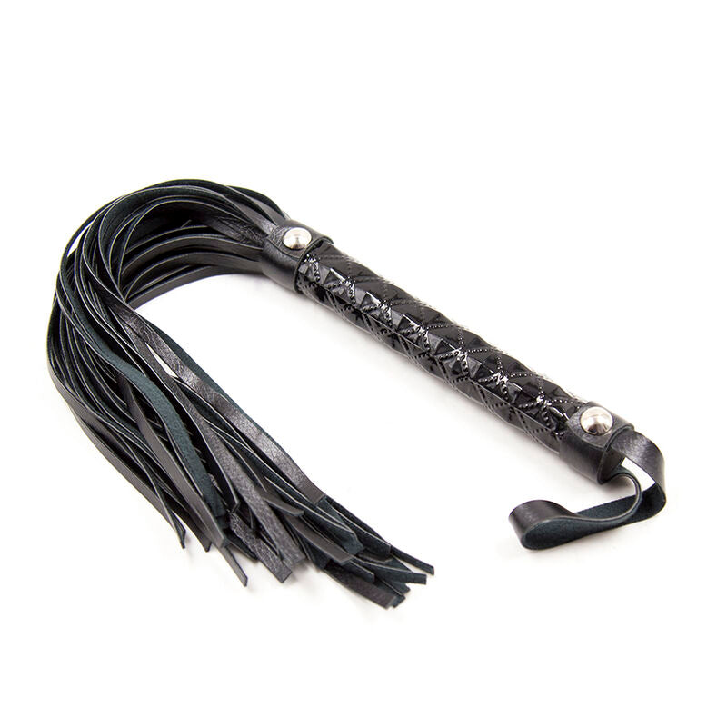 OHMAMA FETISH - WHIP WITH DIAMOND DESIGN HANDLE