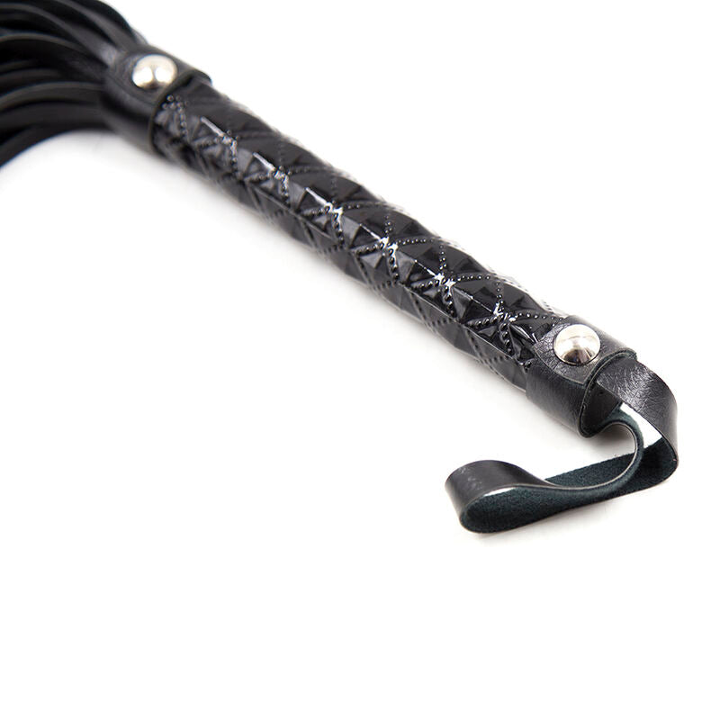 OHMAMA FETISH - WHIP WITH DIAMOND DESIGN HANDLE