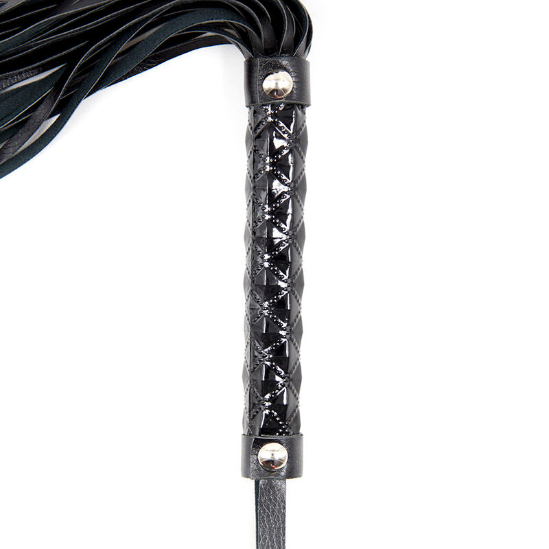 OHMAMA FETISH - WHIP WITH DIAMOND DESIGN HANDLE