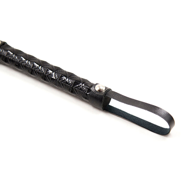 OHMAMA FETISH - WHIP WITH DIAMOND DESIGN HANDLE