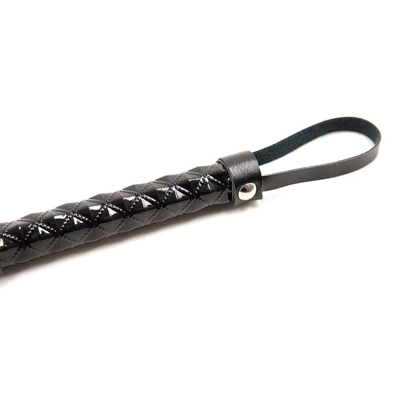 OHMAMA FETISH - WHIP WITH DIAMOND DESIGN HANDLE