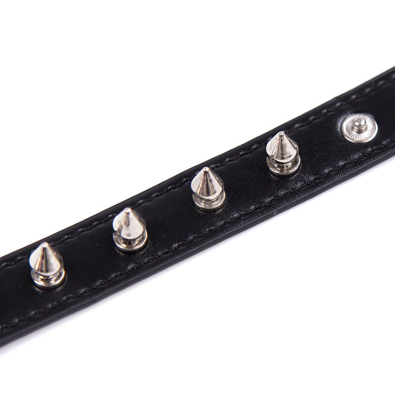 OHMAMA FETISH - SPIKED COLLAR AND RING