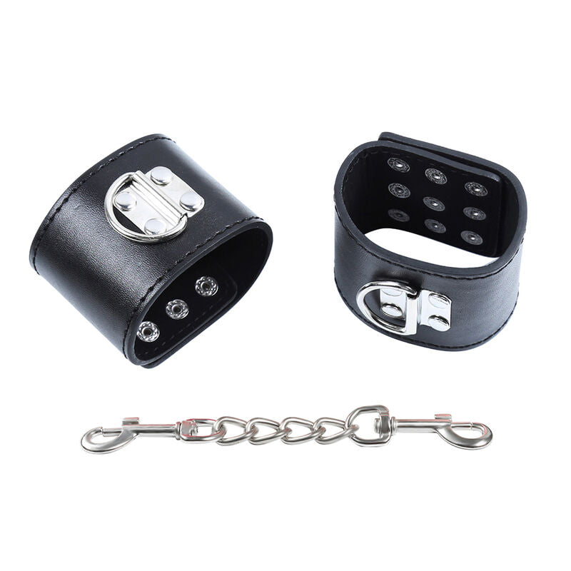 OHMAMA FETISH - WRIST RESTRAINTS WITH METAL CLASP