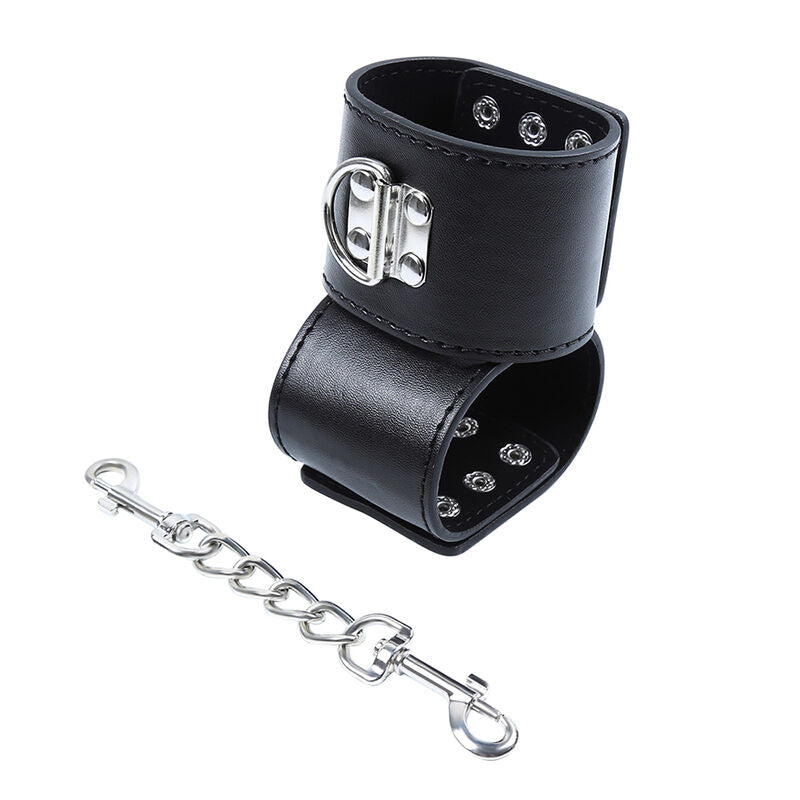 OHMAMA FETISH - WRIST RESTRAINTS WITH METAL CLASP