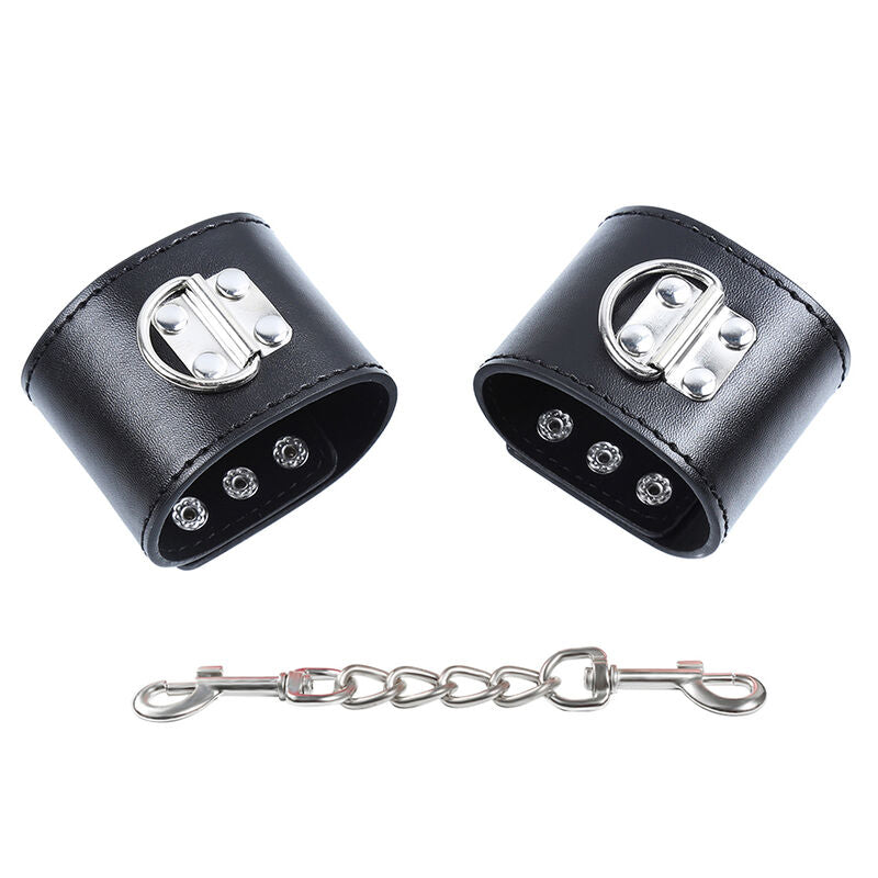 OHMAMA FETISH - WRIST RESTRAINTS WITH METAL CLASP