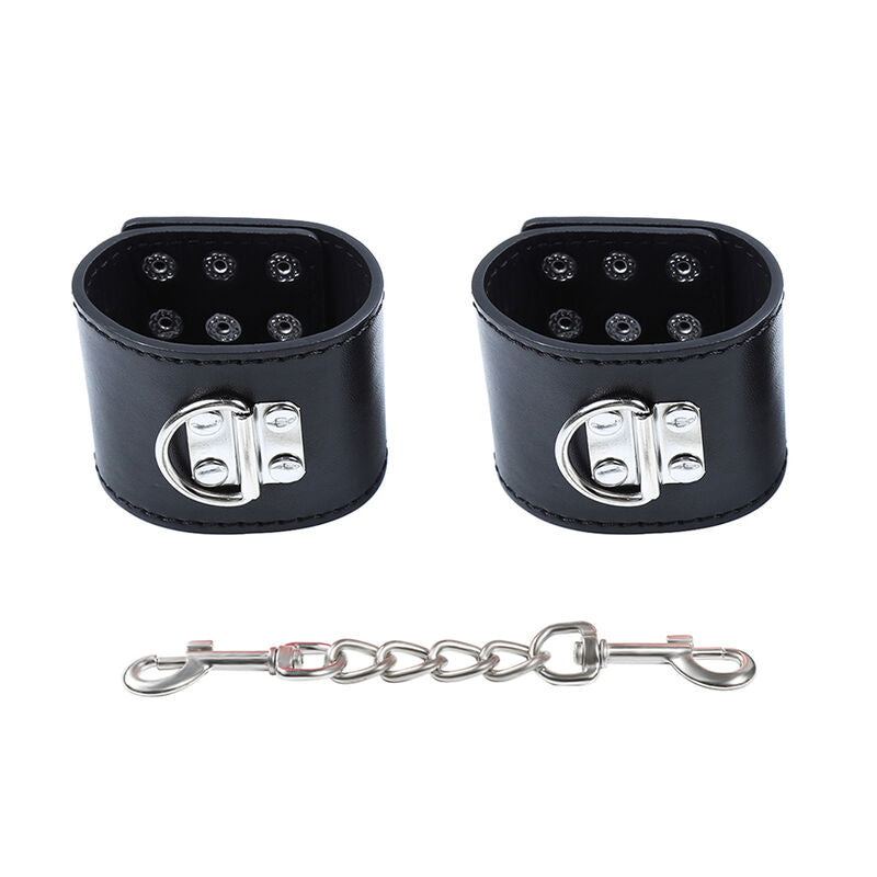 OHMAMA FETISH - WRIST RESTRAINTS WITH METAL CLASP