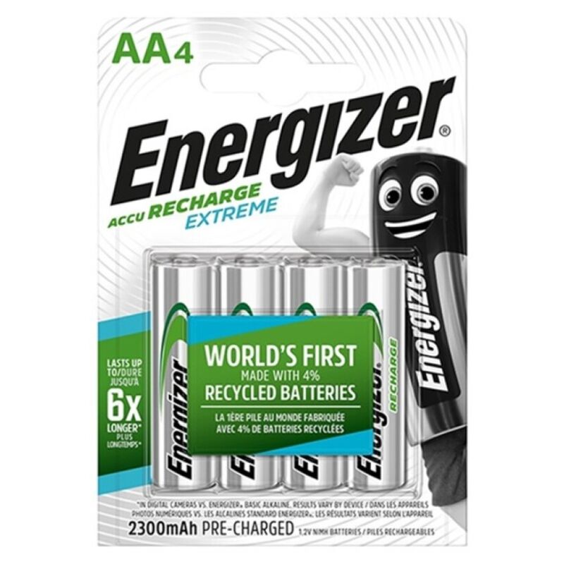 ENERGIZER - EXTREME RECHARGEABLE BATTERY HR6 AA 2300mAh BLISTER*4