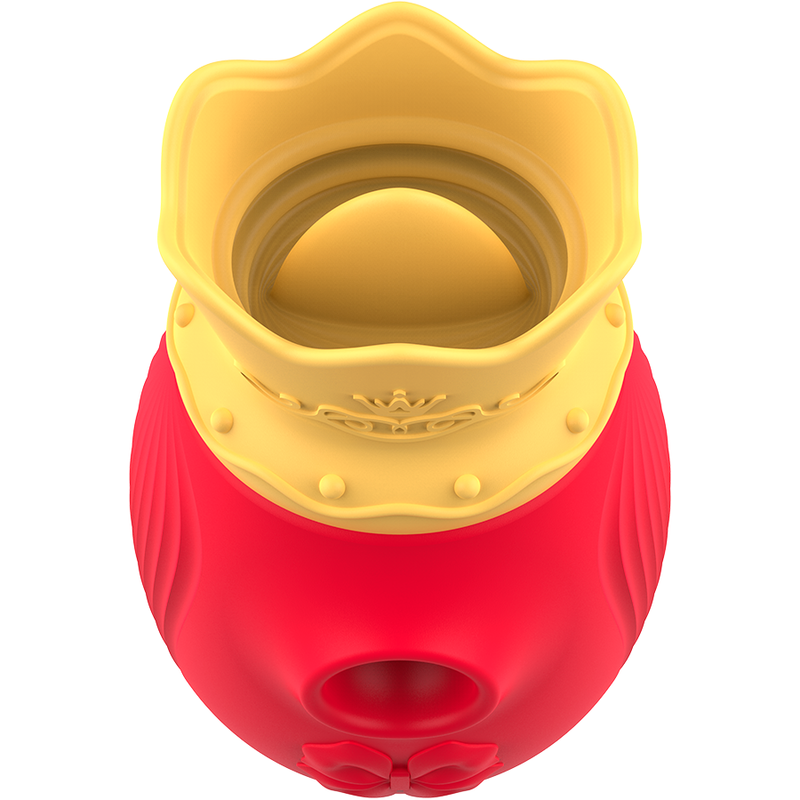 INTENSE - CLITORIS STIMULATOR 10 SUCTION AND LICKING MODES - RED