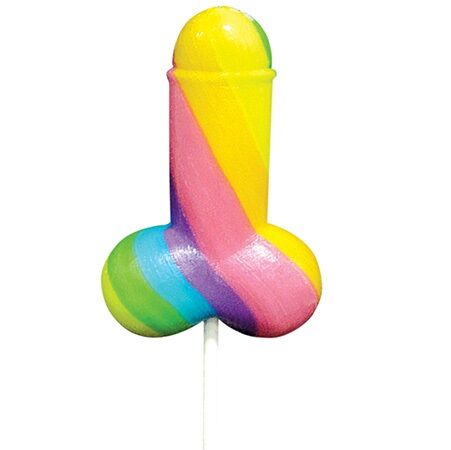 PRIDE - SPENCER & FLEETWOOD RAINBOW COCK Lollipop LGBT