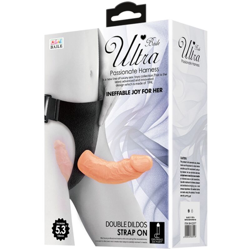 DANCE - ULTRA PASSIONATE HARNESS DOUBLE DILDOS WITH HARNESS