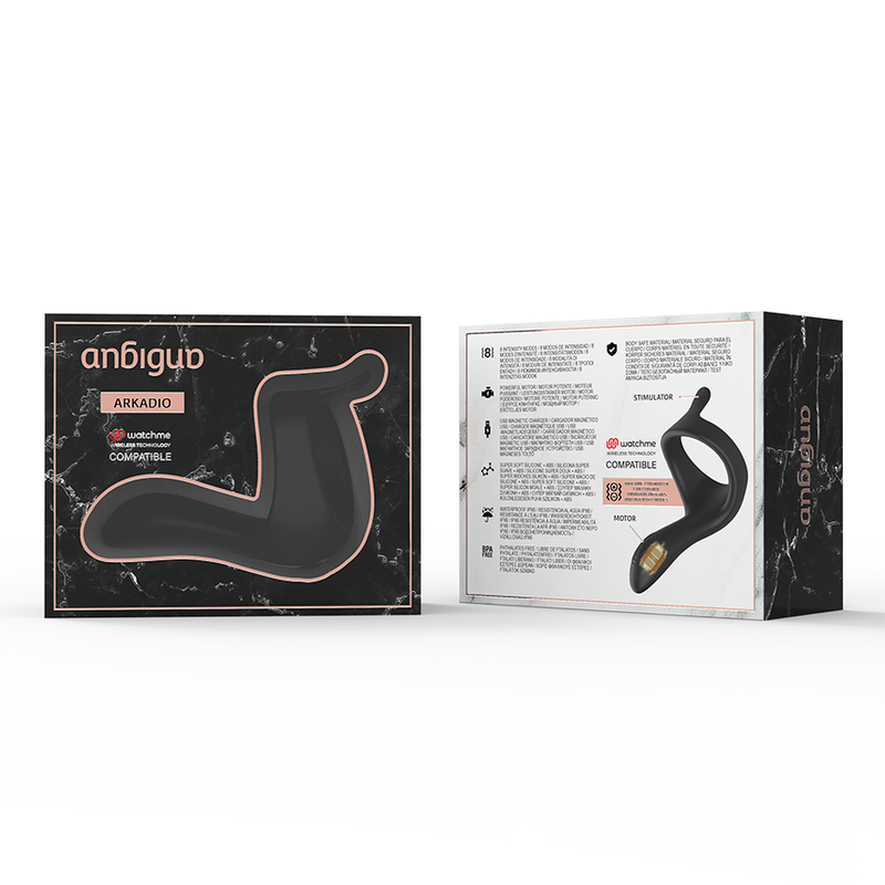 ANBIGUO - ARKADIO GLANDES & PERINEUM STIMULATOR COMPATIBLE WITH WATCHME WIRELESS TECHNOLOGY