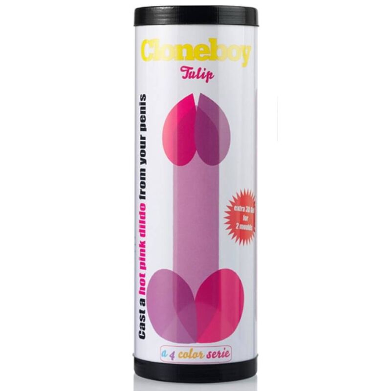 CLONEBOY - HOT PINK TULIP DILDO