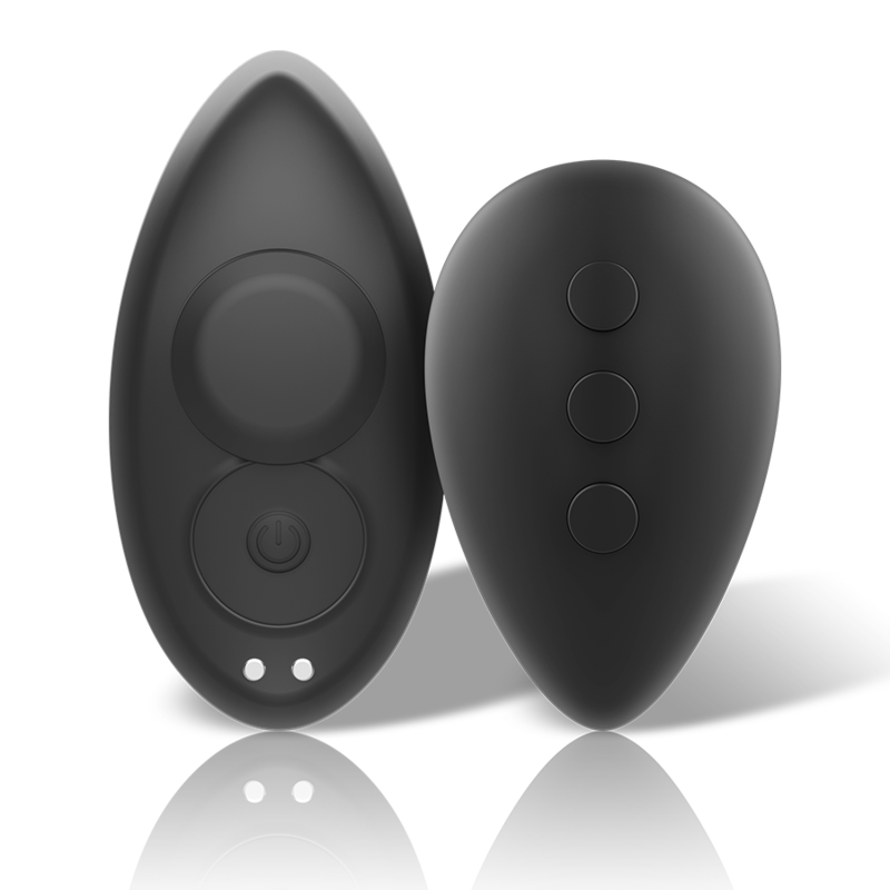 BLACK&SILVER - PRESTON PANTIE MAGNETIC VIBRATOR SILICONE REMOTE