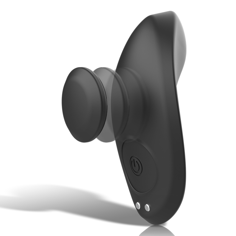 BLACK&SILVER - PRESTON PANTIE MAGNETIC VIBRATOR SILICONE REMOTE