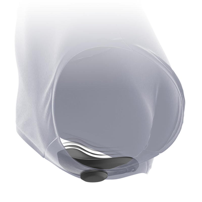 BLACK&SILVER - PRESTON PANTIE MAGNETIC VIBRATOR SILICONE REMOTE
