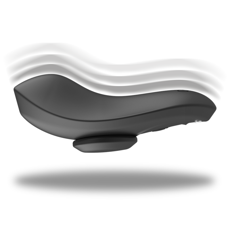 BLACK&SILVER - PRESTON PANTIE MAGNETIC VIBRATOR SILICONE REMOTE