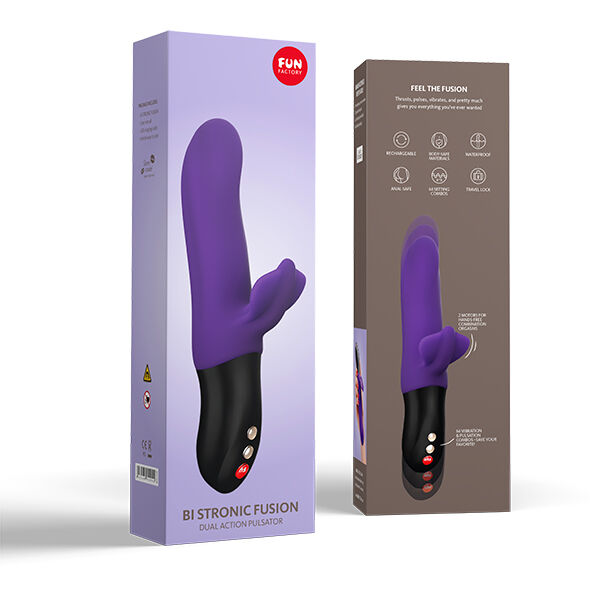 FUN FACTORY - BI STRONIC FUSION DUAL VIOLET PULSATOR VIBRATOR