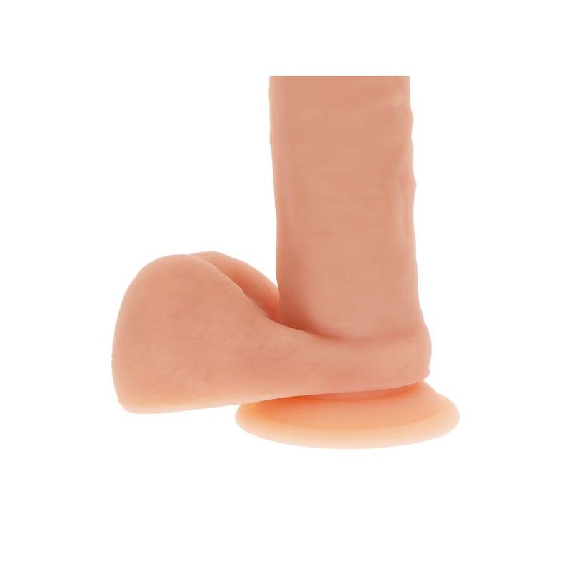 GET REAL - 20.5 CM SILICONE DILDO WITH NATURAL TESTICLES