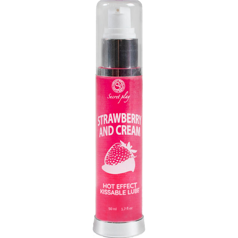 SECRETPLAY - 2-1 HEAT EFFECT LUBRICANT STRAWBERRY&CREAM 50 ML