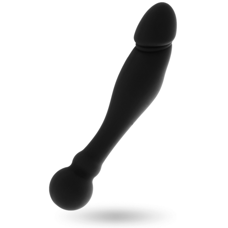 BLACK&SILVER - KARL DILDO G-SPOT STIMULATOR 18 CM