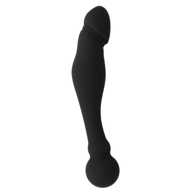 BLACK&SILVER - KARL DILDO G-SPOT STIMULATOR 18 CM