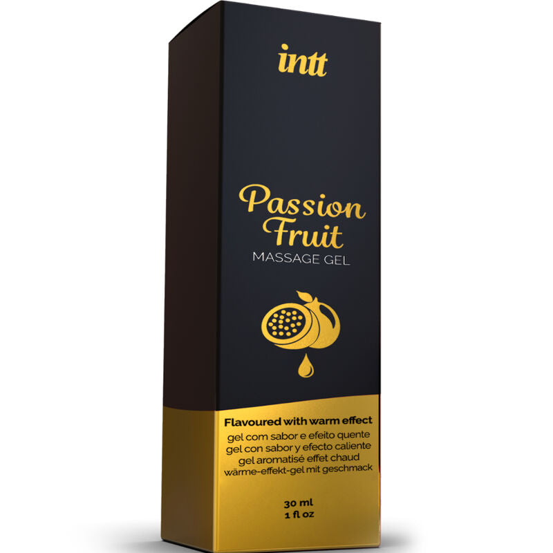 INTT MASSAGE & ORAL SEX - PASSION FRUIT FLAVOR MASSAGE GEL WITH HEAT EFFECT