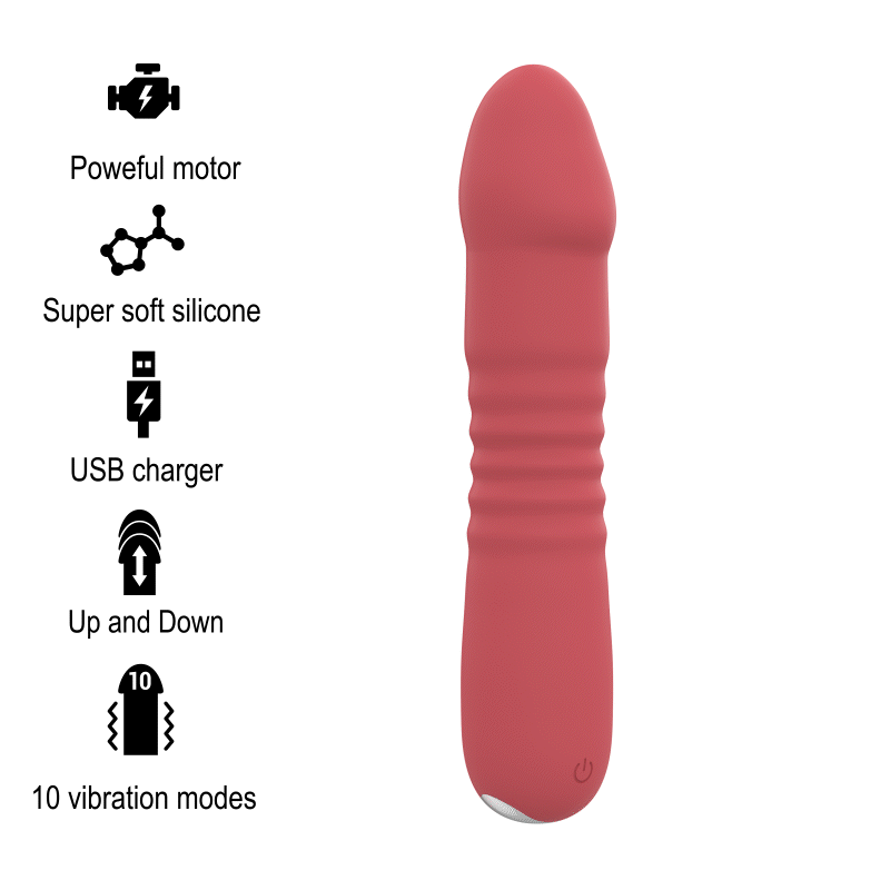 INTENSE - JUNI UP & DOWN 10 VIBRATIONS RED
