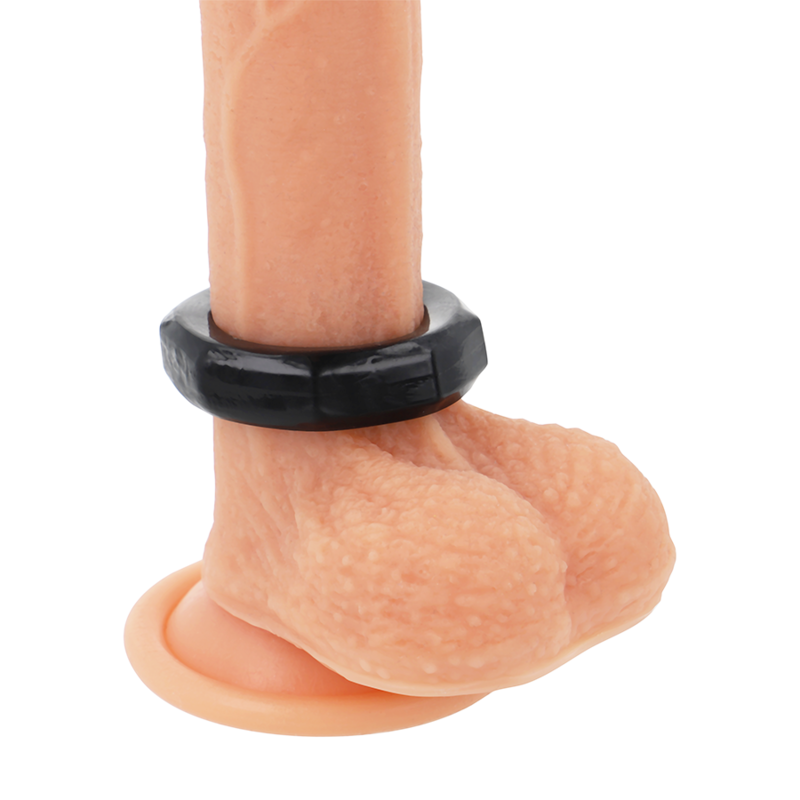 POWERING - SUPER FLEXIBLE Y RESISTENTE ANILLO PENE 5CM PR10 NEGRO