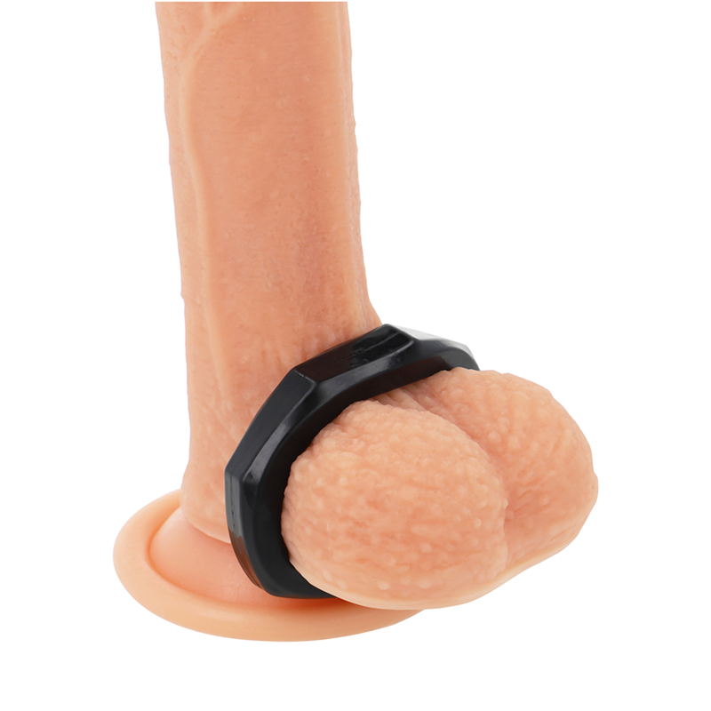 POWERING - SUPER FLEXIBLE Y RESISTENTE ANILLO PENE 5CM PR10 NEGRO