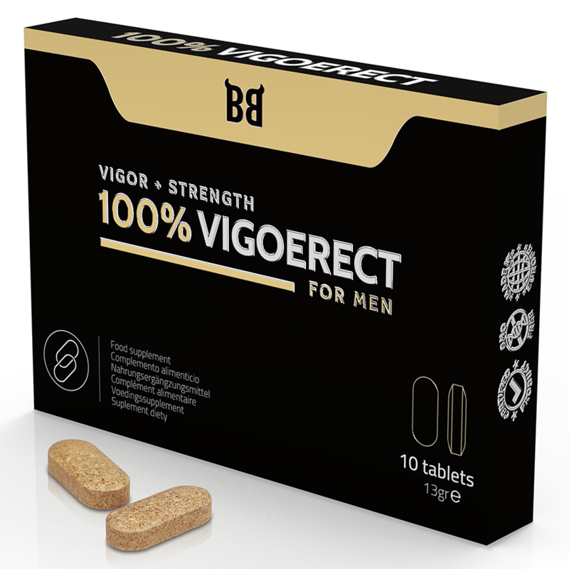 BLACK BULL - 100% VIGOERECT ENHANCER FOR MEN 10 CAPSULES