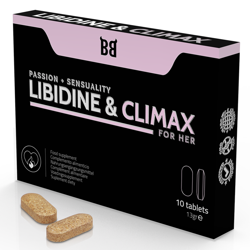 BLACK BULL - LIBIDINE & CLIMAX LIBIDO ENHANCER FOR WOMEN 10 CAPSULES