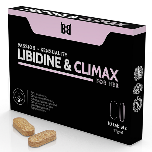 BLACK BULL - LIBIDINE & CLIMAX LIBIDO ENHANCER FOR WOMEN 10 CAPSULES