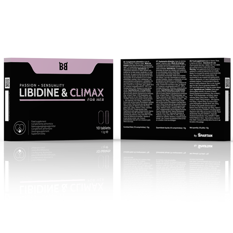 BLACK BULL - LIBIDINE & CLIMAX LIBIDO ENHANCER FOR WOMEN 10 CAPSULES