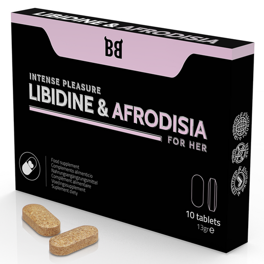 BLACK BULL - LIBIDINE & APHRODISIA INTENSE PLEASURE FOR WOMEN 10 CAPSULES