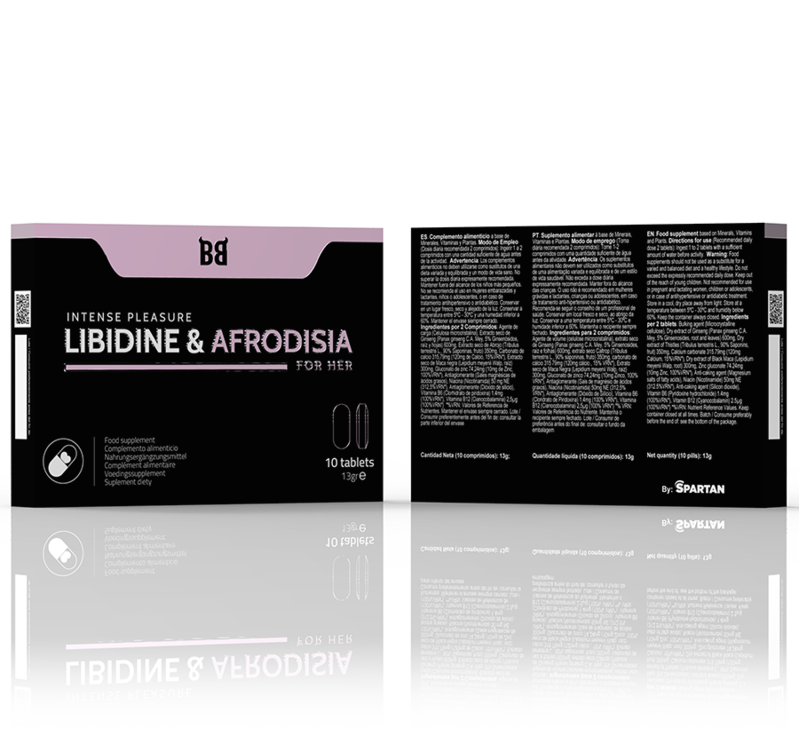 BLACK BULL - LIBIDINE & APHRODISIA INTENSE PLEASURE FOR WOMEN 10 CAPSULES