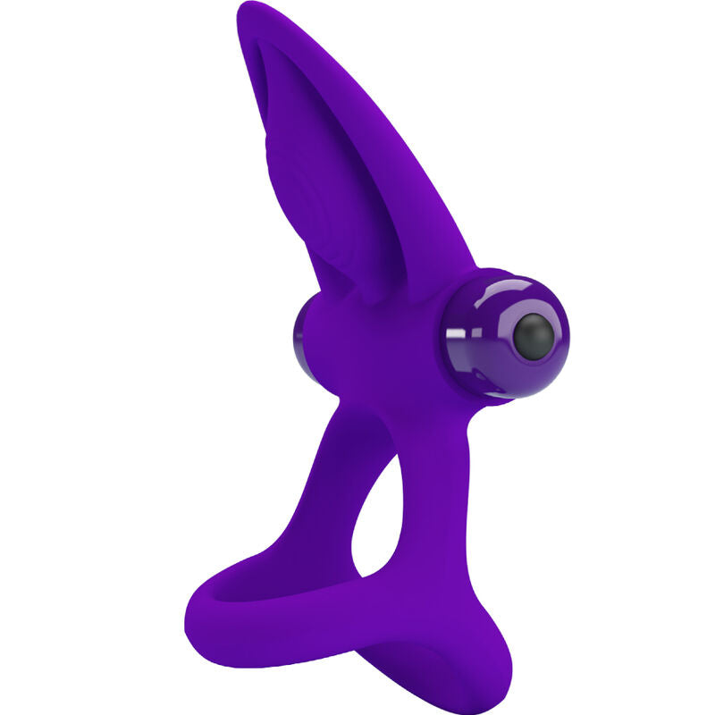PRETTY LOVE - VIBRATING RING 10 VIBRATIONS VIOLET SILICONE