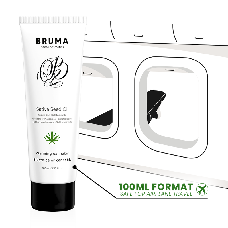 MIST - SLIDING GEL WITH CANNABIS FLAVOR HEAT EFFECT SEED OIL 100 ML